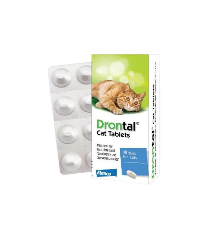 BAYER Drontal Cat - SELL BY SINGLE TABLETS (48 tablets per box) - Image 1