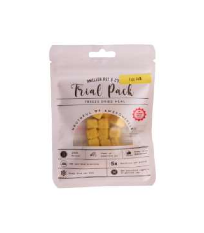 AMELISA Freeze Dried Treat Trial Pack Egg Yolk 10g - Image 1