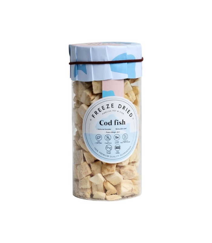 1218088_AMELISA_Freeze_Dried_Classic_Series_Cod_Fish_100g_New_80g_1742790173.png AMELISA Freeze Dried Classic Series Cod Fish 100g/New 80g - Image 1