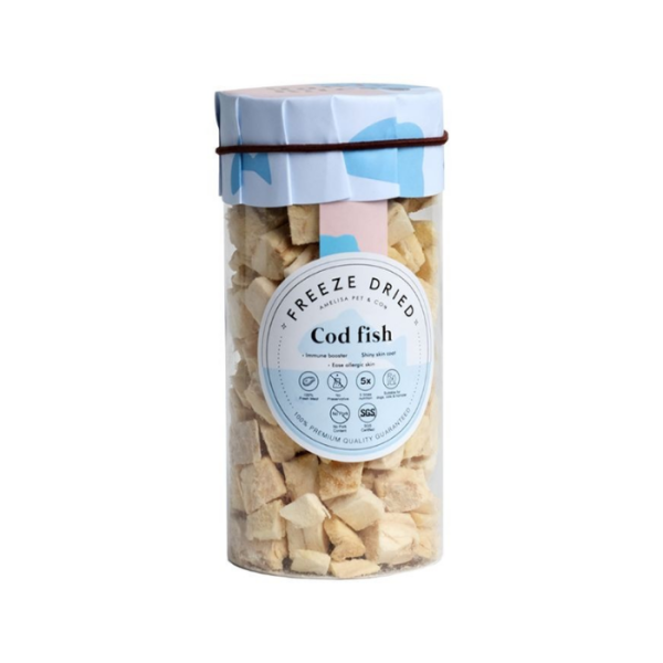 AMELISA Freeze Dried Classic Series Cod Fish 100g/New 80g