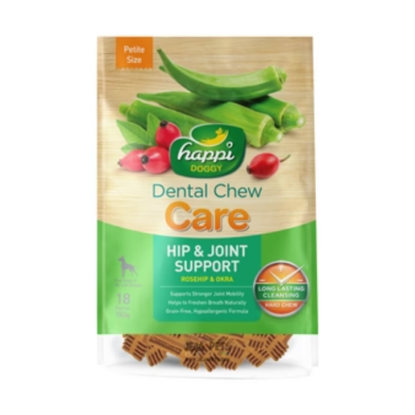HAPPI DOGGY Hard Chew Care Hip & Joint Support Petite 150g