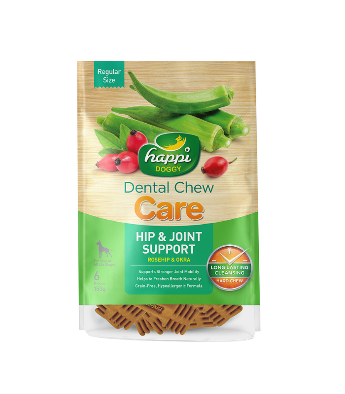 HAPPI DOGGY Hard Chew Care Hip & Joint Support Regular 150g - Image 1