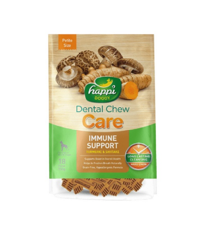 HAPPI DOGGY Hard Chew Care Immune Support Petite 150g - Image 1