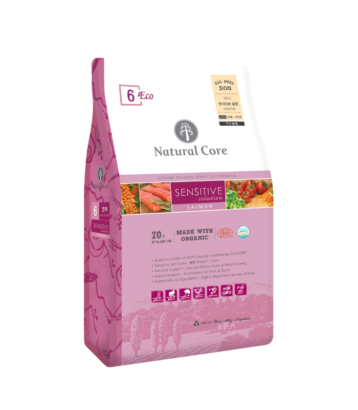 NATURAL CORE Dog Eco6 Sensitive Salmon 6kg - Image 1