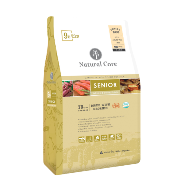 NATURAL CORE Eco9B Organic Senior Salmon & Lamb 1kg