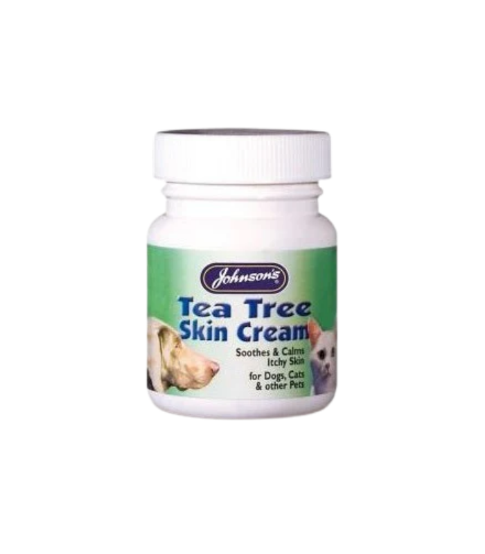 JOHNSON'S Tea Tree Skin Cream Dog & Cat 50g - Image 1