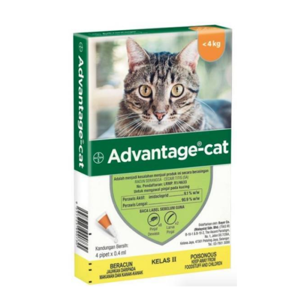 BAYER Advantage Cat S <4KG
