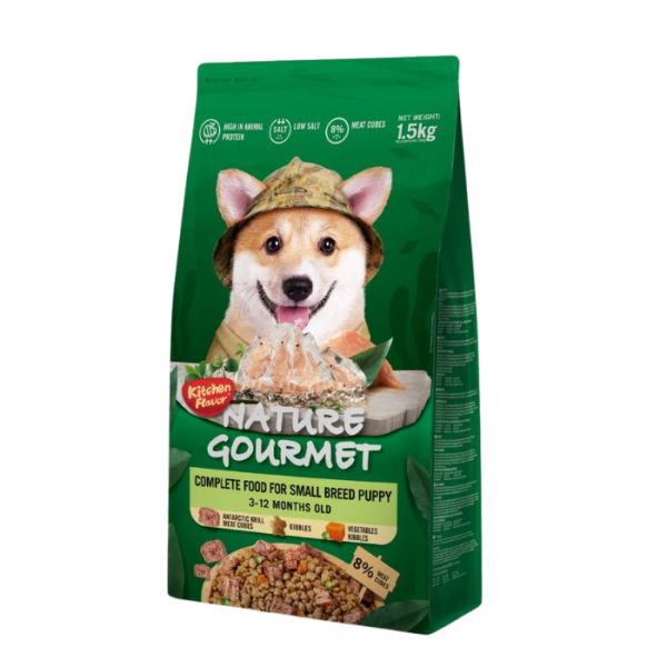KITCHEN FLAVOR Dog Nature Gourment Antartic Krill For Small Breed Puppy 1.5kg