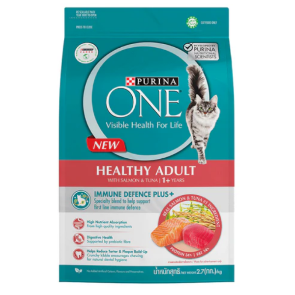 PURINA ONE Healthy Adult Salmon Tuna 2.7kg