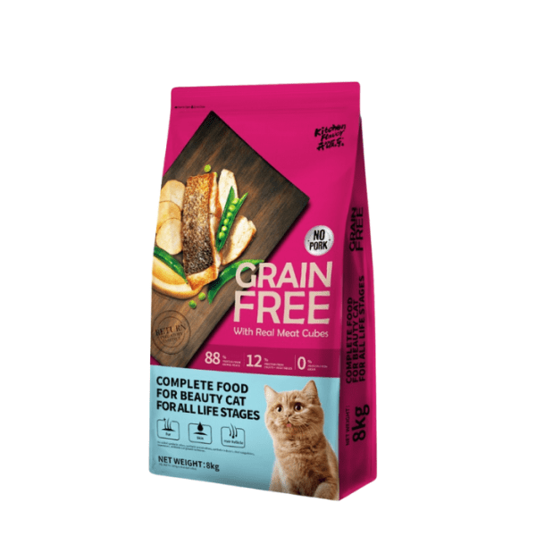KITCHEN FLAVOR Cat Grain Free Complete Beauty for All Life Stages 8kg