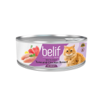 BELIF White Meat Tuna & Chicken Breast in Gravy 80g