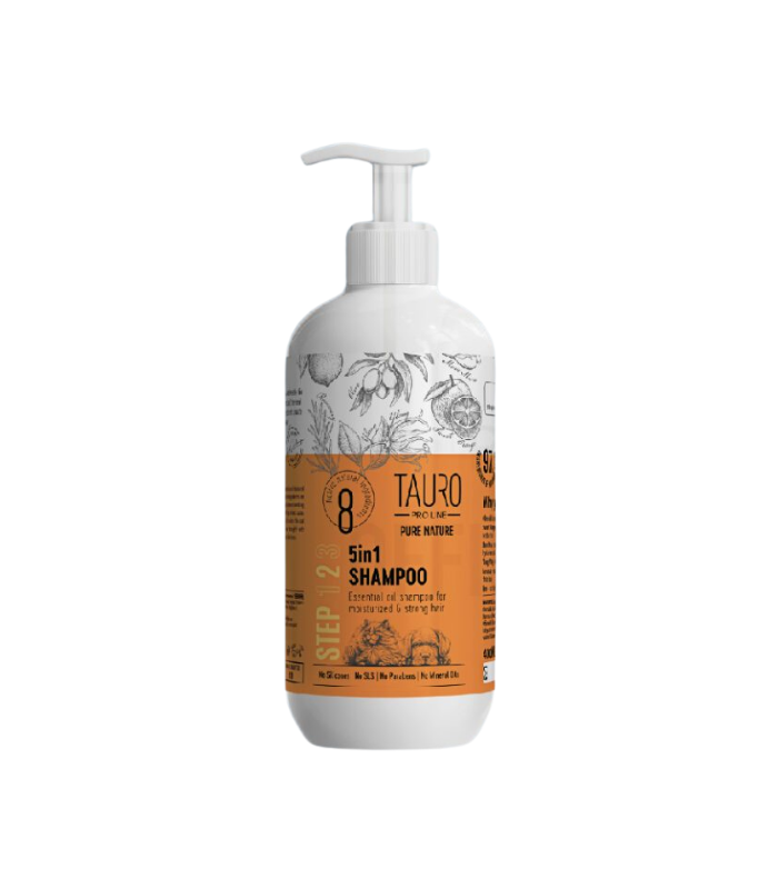 230442_TAURO_PRO_Line_Pure_Nature_5in1_Moisturizing_Coat_Shampoo_400ml_1742868300.png TAURO PRO Line Pure Nature - 5in1 Moisturizing Coat Shampoo 400ml - Image 1
