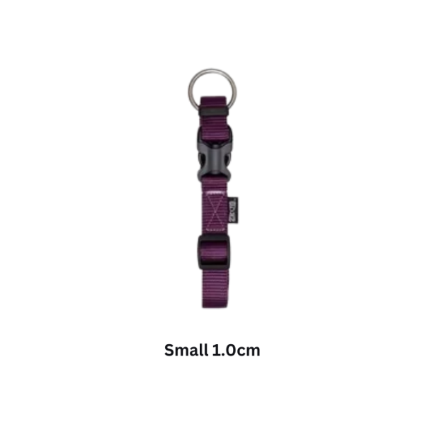 ZEUS Adj. Collar Royal Purple Small 1.0cm