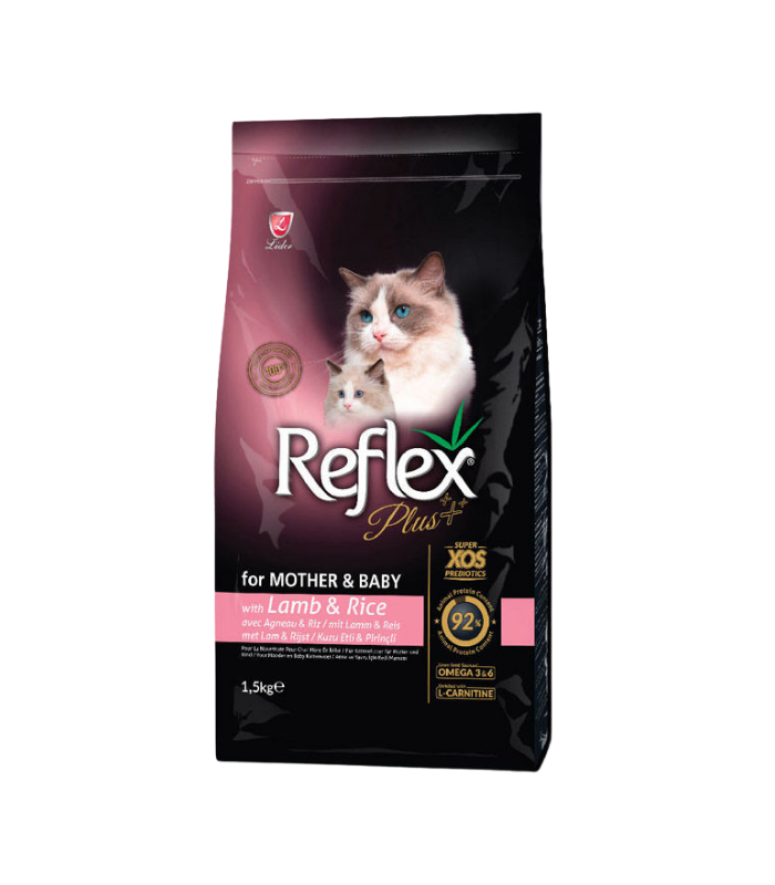240222_REFLEX_Plus_Mother_Baby_with_Lamb_Rice_Cat_1_5kg_1742887405.png REFLEX Plus Mother & Baby with Lamb & Rice Cat 1.5kg - Image 1
