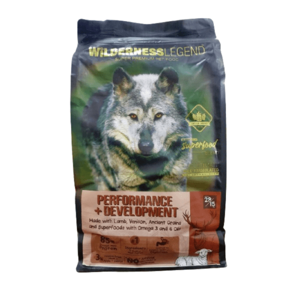 WILDERNESS LEGEND 28/15 Dog Performance & Development Lamb & Venison 4kg