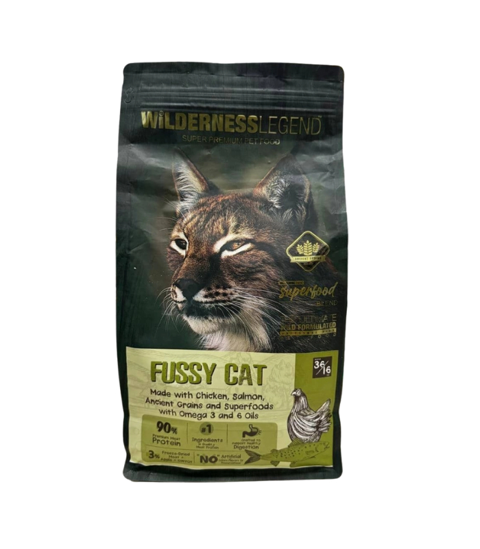 WILDERNESS LEGEND 36/16 Cat Fussy Chicken and Salmon 2.5kg - Image 1