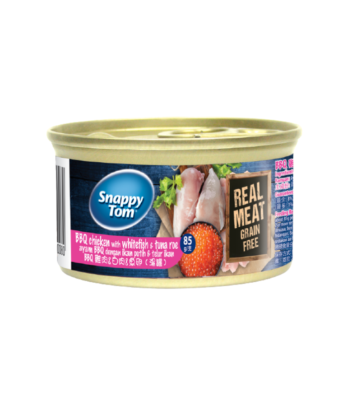 SNAPPY TOM BBQ Chicken with Whitefish & Tuna Roe 85g - Image 1