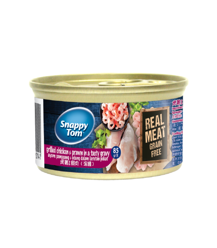 240627_SNAPPY_TOM_Grilled_Chicken_Prawn_in_a_Tasty_Gravy_85g_1742951677.png SNAPPY TOM Grilled Chicken & Prawn in a Tasty Gravy 85g - Image 1