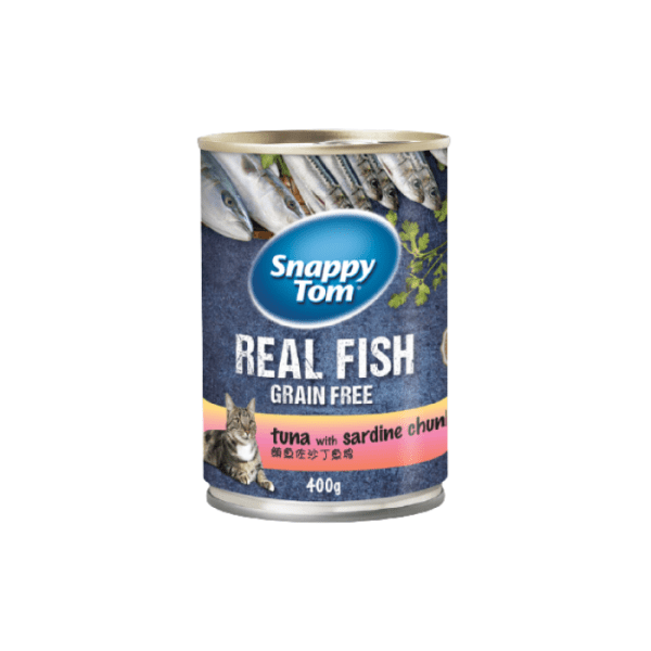 SNAPPY TOM Tuna with Sardine Chunk 400g