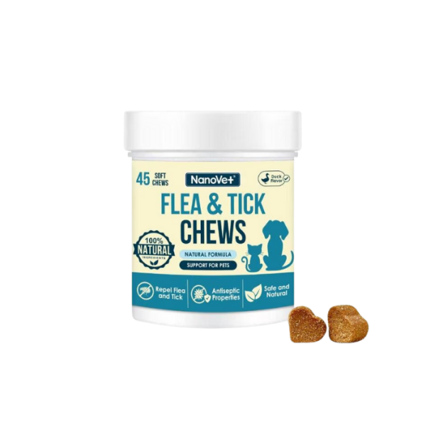NANOVET Chews Flea & Tick Bites - 45chew