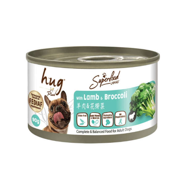 HUG Plus Superfood with Lamb & Brocolli 90g
