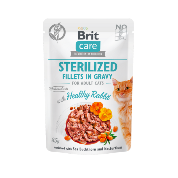 BRIT CARE Cat Pouch Sterelised 100gm