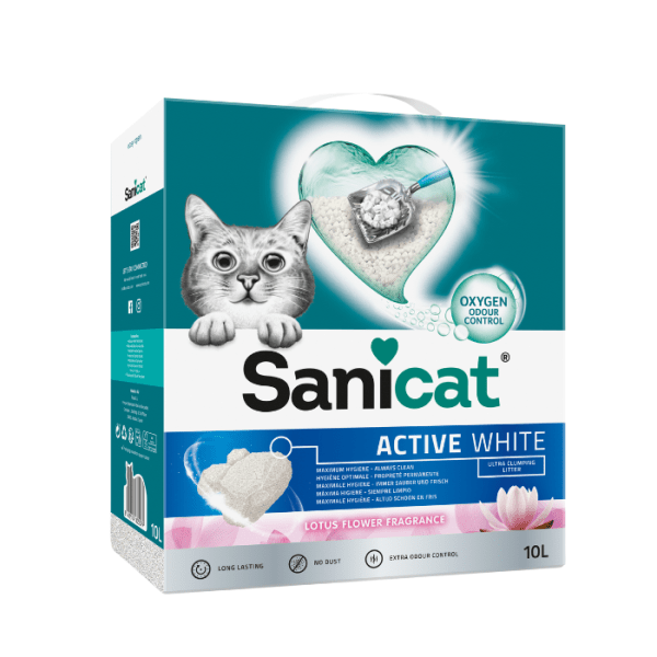 SANICAT Active White Lotus Flower Scented 10L