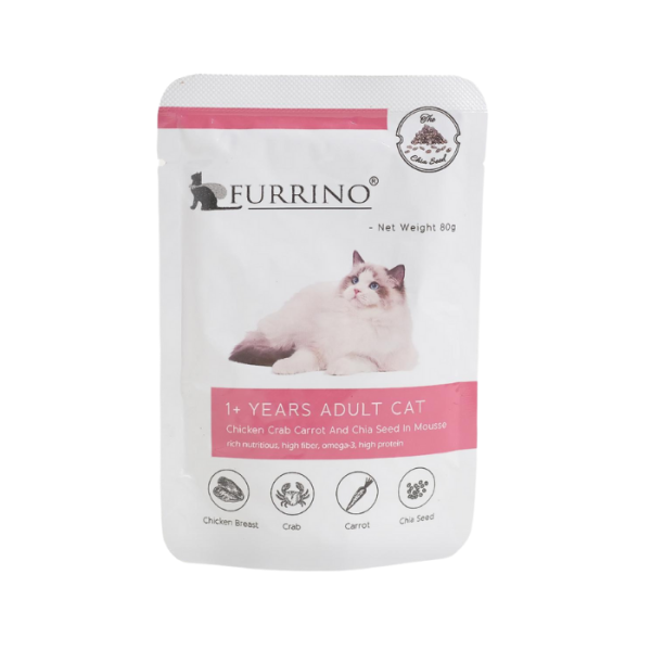 FURRINO Adult Cat Chicken & Crab 80g
