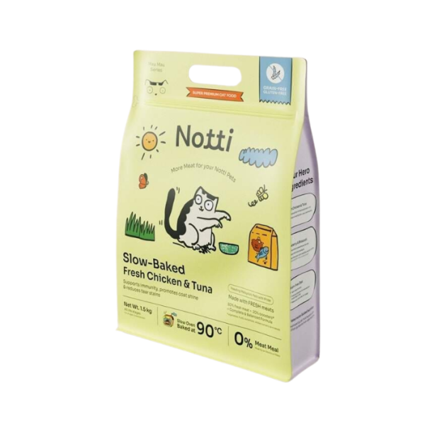 NOTTI Cat Slow - Baked Fresh Chicken & Tuna 1.5kg