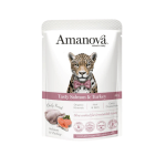 AMANOVA Pouch Salmon & Turkey 85g
