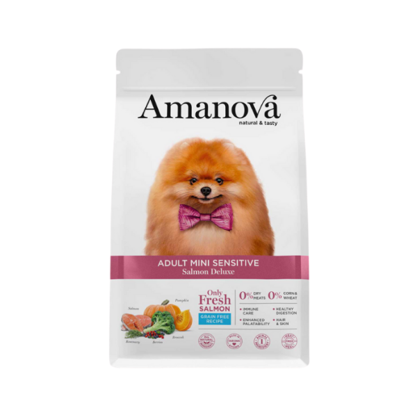 AMANOVA Adult Sensitive Mini Salmon & Pumpkin 7kg