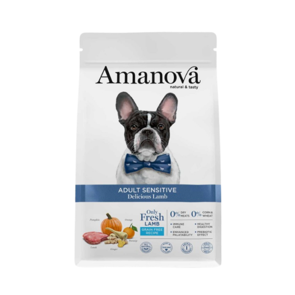 AMANOVA Adult Dog Sensitive All Breeds Lamb & Pumpkin 2kg