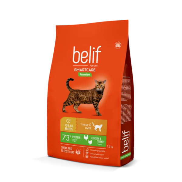 BELIF Chicken & Turkey Cat Food 7.5kg