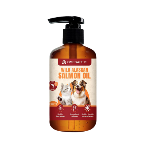 OMEGAPETS Wild Alaskan Salmon Oil 240ml