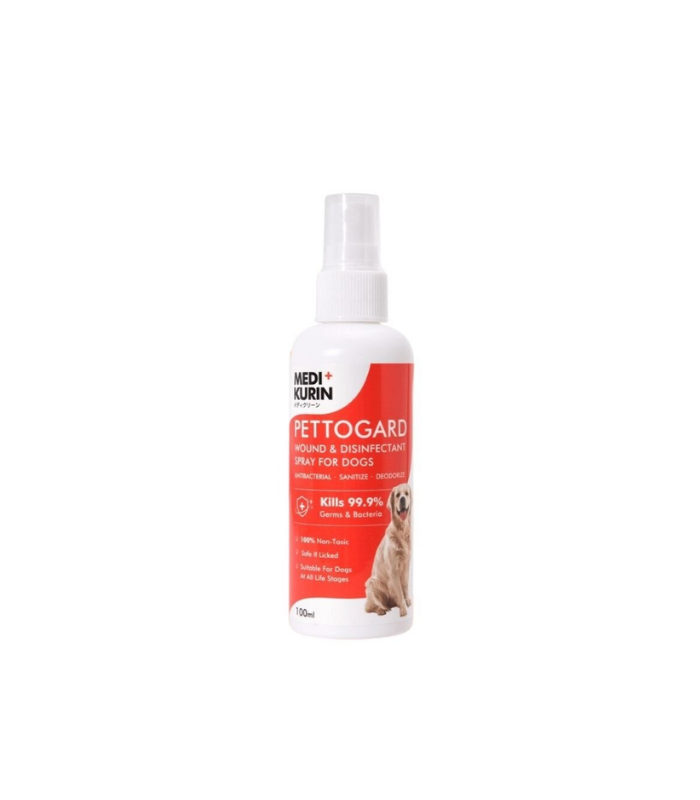 250177_PETTOGARD_Antimicrobial_Skin_Care_Wound_Spray_for_Dogs_100ml_1742358293.png PETTOGARD Antimicrobial Skin Care & Wound Spray for Dogs 100ml - Image 1