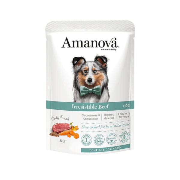AMANOVA Pouch Adult Irresistible Beef 100g