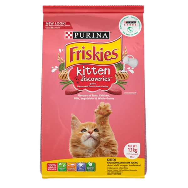 FRISKIES Kitten Discoveries 1.1kg/New 1kg