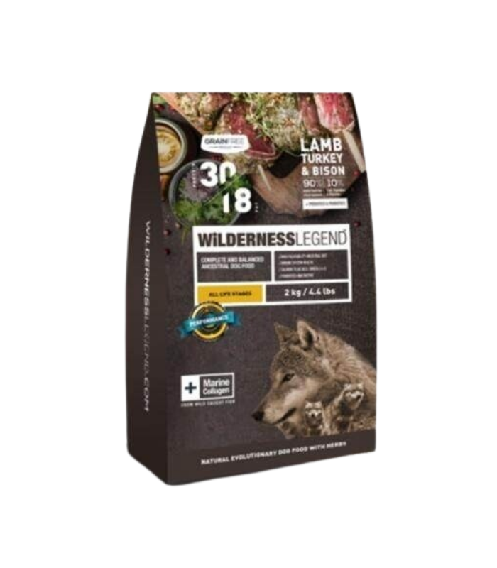 WILDERNESS LEGEND 30/18 Dog Lamb, Turkey & Bison 6kg - Image 1