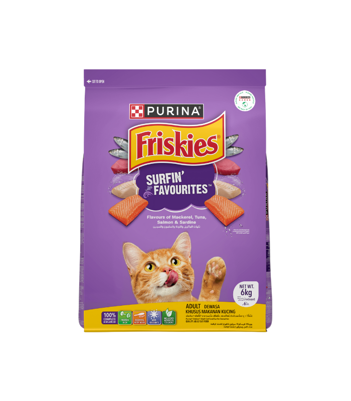 FRISKIES Adult Surfin' & Turfin' Favourites 6.5kg/NEW 6kg - Image 1