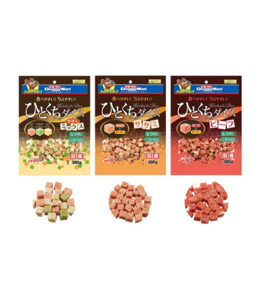 DOGGYMAN MOUTHFUL DICE 300G