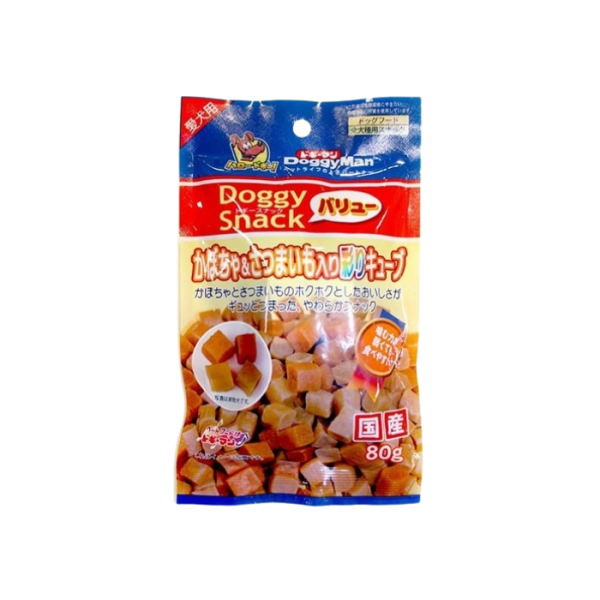 DOGGYMAN Pumpkin & Sweet Potato Cube 80g