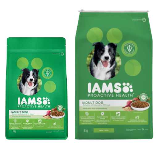 IAMS DOG ADULT ALL BREED CHICKEN 3KG 8KG