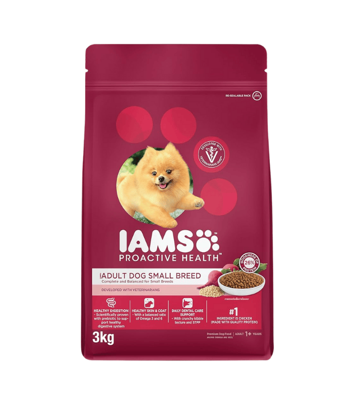 IAMS DOG ADULT SMALL BREED 1.5KG 3KG - Image 3