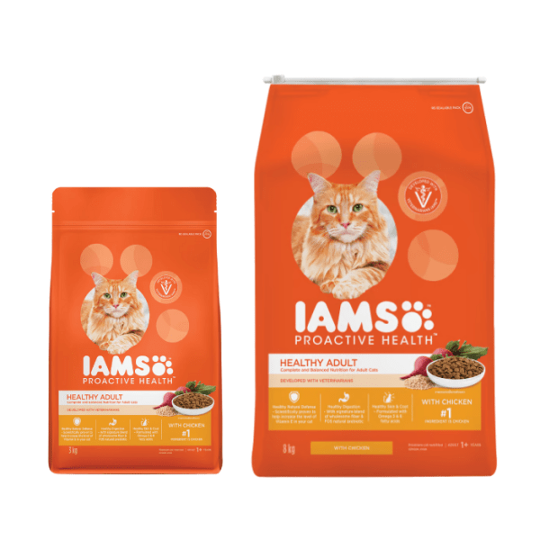 IAMS PH ADULT WITH CHICKEN 3KG 8KG