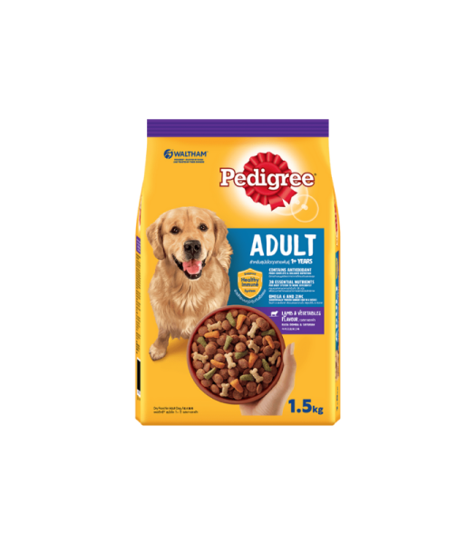 PEDIGREE ADULT LAMB & VEGETABLES 1.5KG 3KG - Image 2