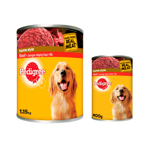 PEDIGREE CAN BEEF 400G 1.15KG