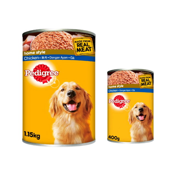 PEDIGREE CAN CHICKEN 400G & 1.15KG