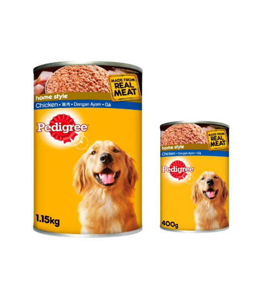 PEDIGREE CAN CHICKEN 400G & 1.15KG
