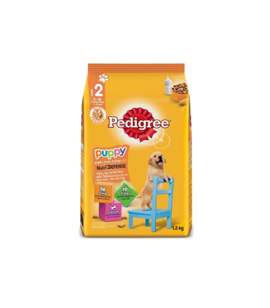 PEDIGREE DRY PUPPY CHIC,EGG & MILK 1.3KG & 2.7KG - Image 2