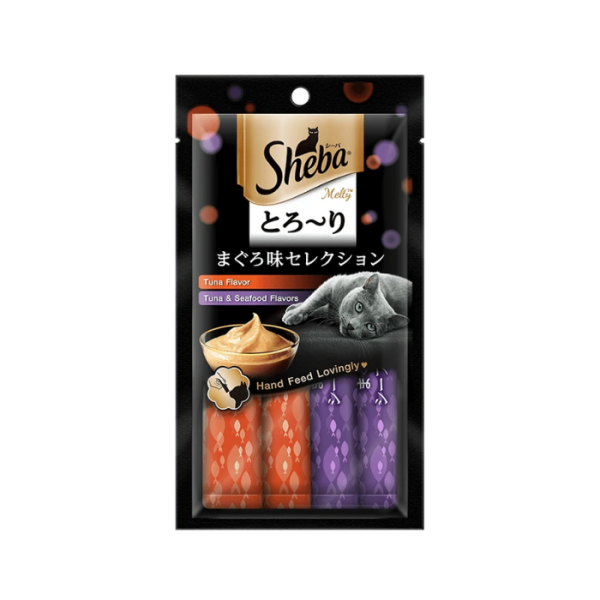 SHEBA Melty Tuna & Tuna Seafood 48g (4x12g)